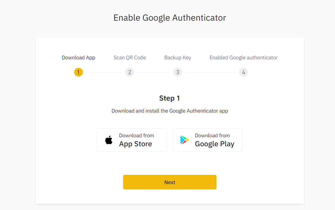 binance new phone google authenticator