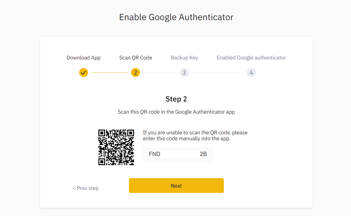 binance google authenticator binding failed