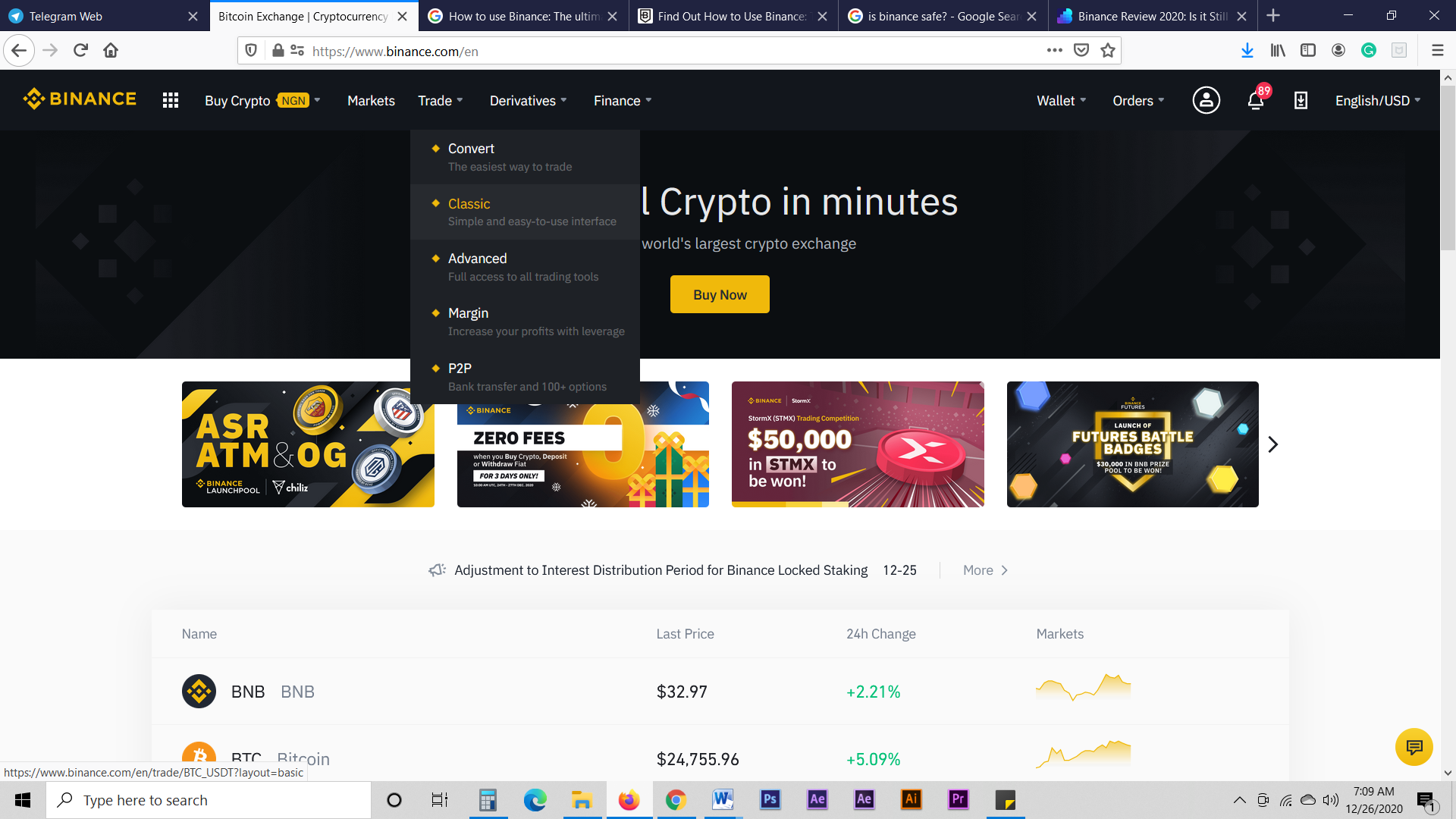 binance add to favorites