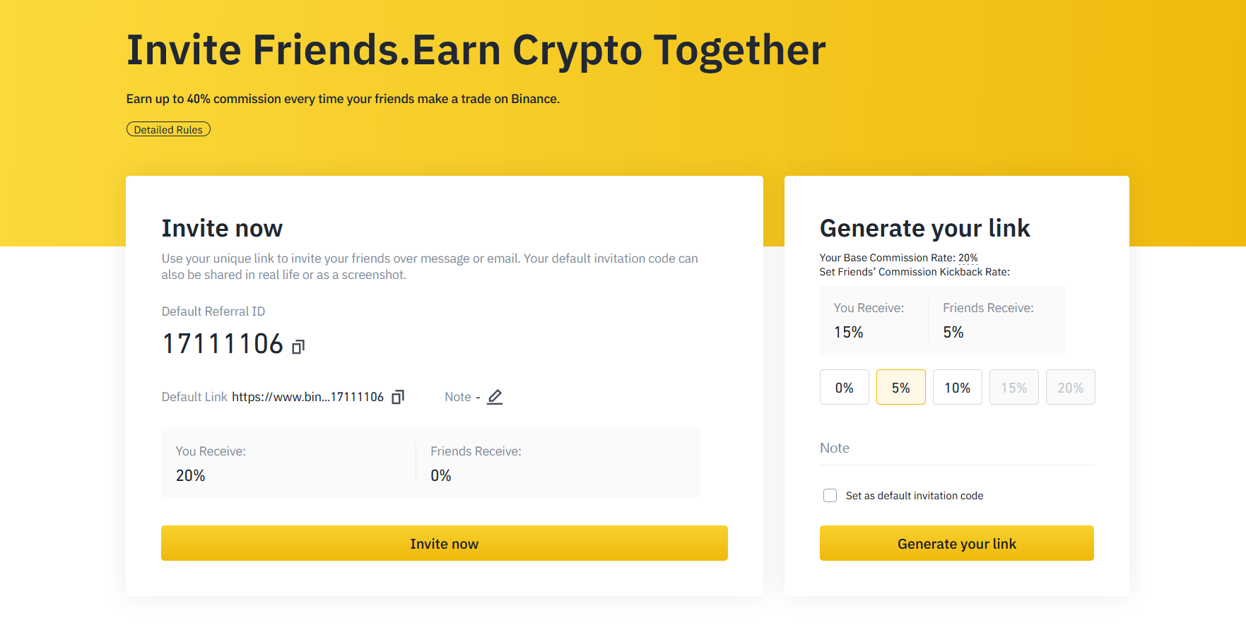 how does binance referral work