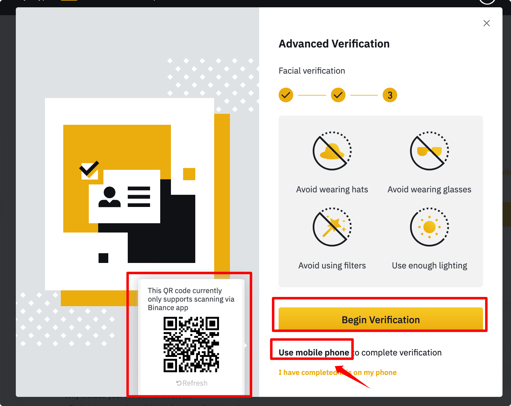 binance desktop app stuck on login auth