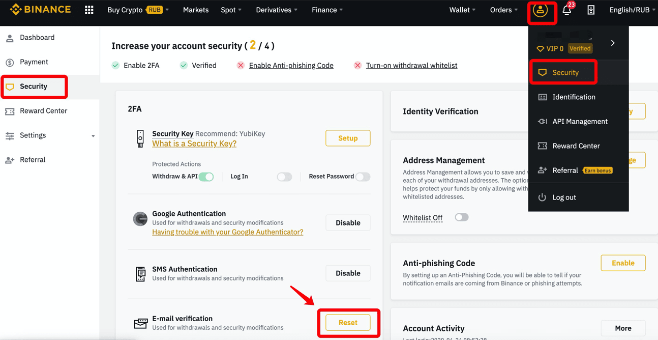 binance desktop client verify identity failed please reload