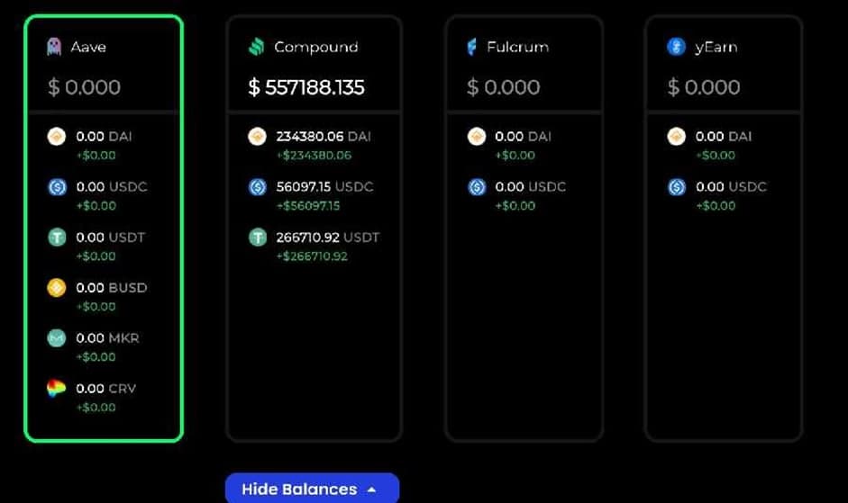 crypto lending platform template