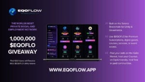 EqoFlow Gives Away 1 Million Tokens – Shares Earnings and Protects User Data 1000000 eqoflo giveaway EqoFlow Gives Away 1 Million Tokens – Shares Earnings and Protects User Data