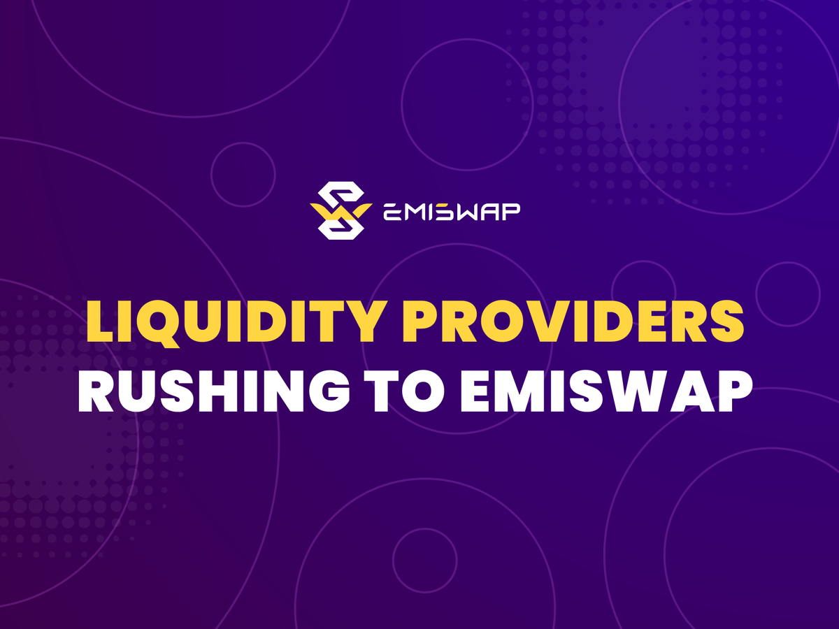 EmiSwap aims to attract liquidity from top pools via plethora of rewards for users