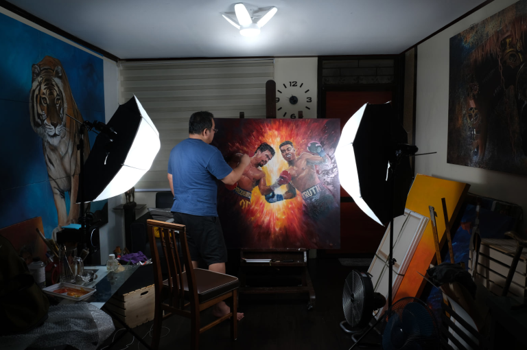 Manny Pacquiao NFT Auction & Sale August 20-27, 2021 by Jun Aquino "Painter of Champions"