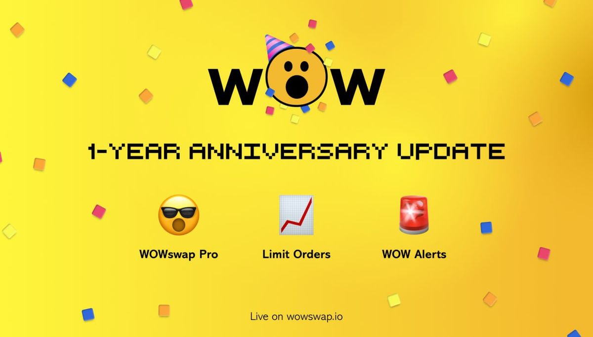Leverage trading DEX, WOWswap celebrates its first token sale anniversary
