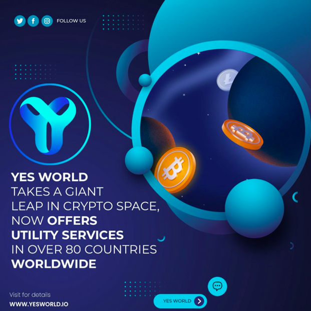 YES WORLD Utility Services Are Now Available in 80 Countries Worldwide