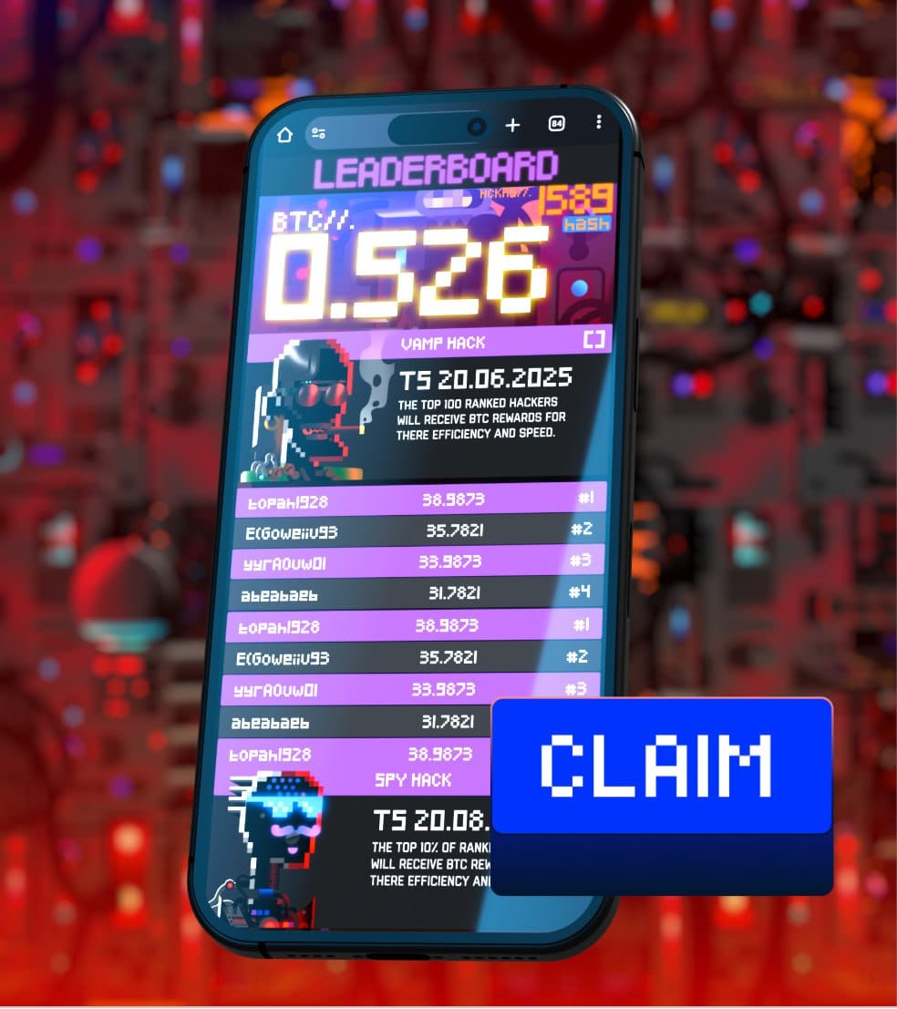 Hashrate Hackers Launches “haSh”: A Bitcoin-Mining Powered Game with Real Bitcoin Rewards