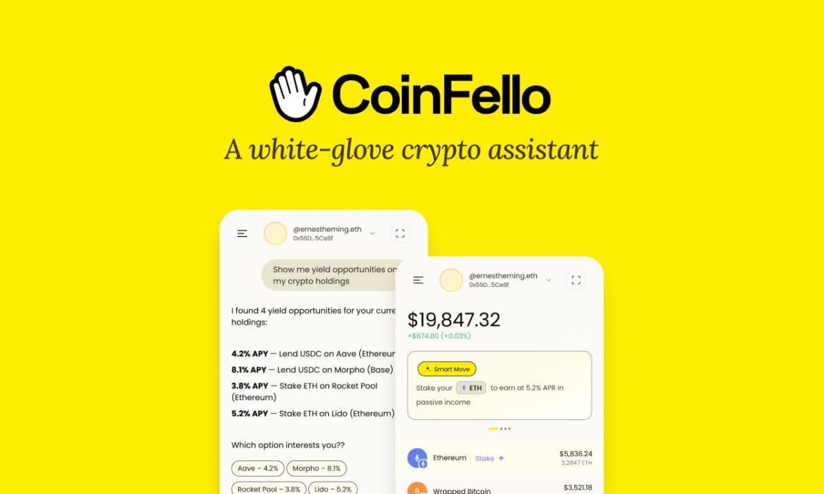 CoinFello: The First Self-Sovereign AI Agent for Using and Automating Any Smart Contract
