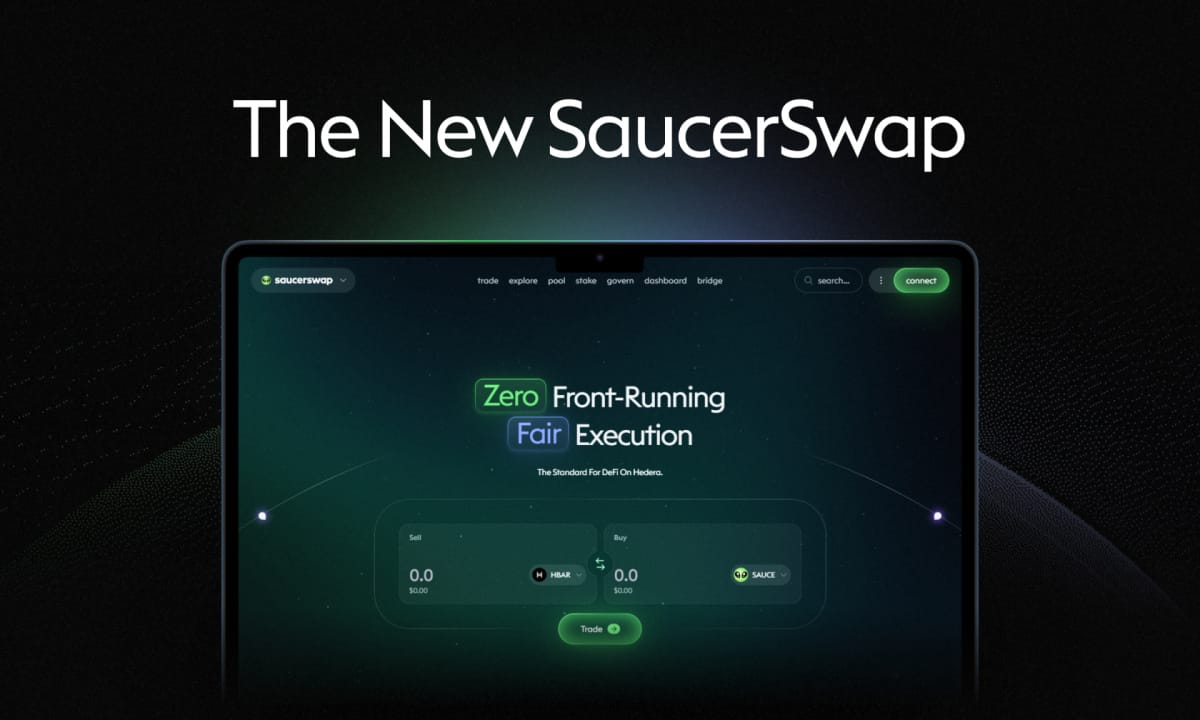 SaucerSwap Unveils Redesigned Platform and New Brand Identity for Hedera DeFi