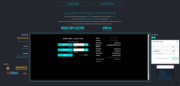 CPI and dVest Launch DeFiVest Liquidity Mining and Yield Farming dApp