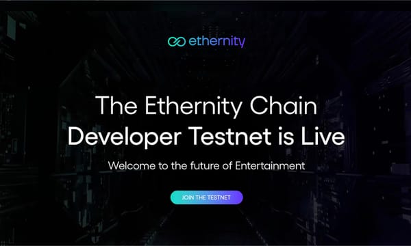 Ethernity Launches the First Entertainment-Focused Layer 2 Chain on Optimism’s Superchain