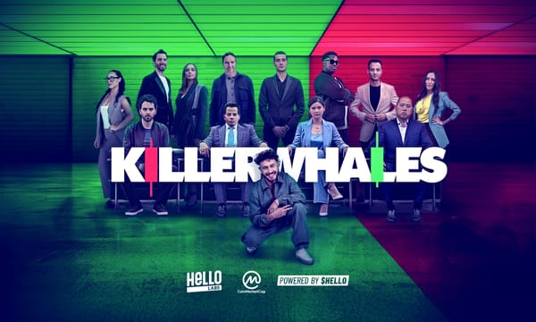 CoinMarketCap, Hello Labs Releasing Season 2 of Killer Whales to 600M Screens