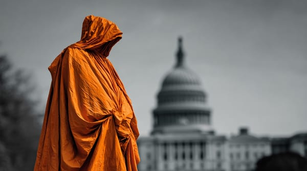 Memecoin Organizers Install Golden Trump Bitcoin Statue Outside Capitol Building